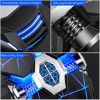 Silvery Carved Wired Mouse for E-Sports Gaming, Silent and Sound Chicken-Eating Mouse Macro for Desktops and Laptops - The Superior Findings Depot