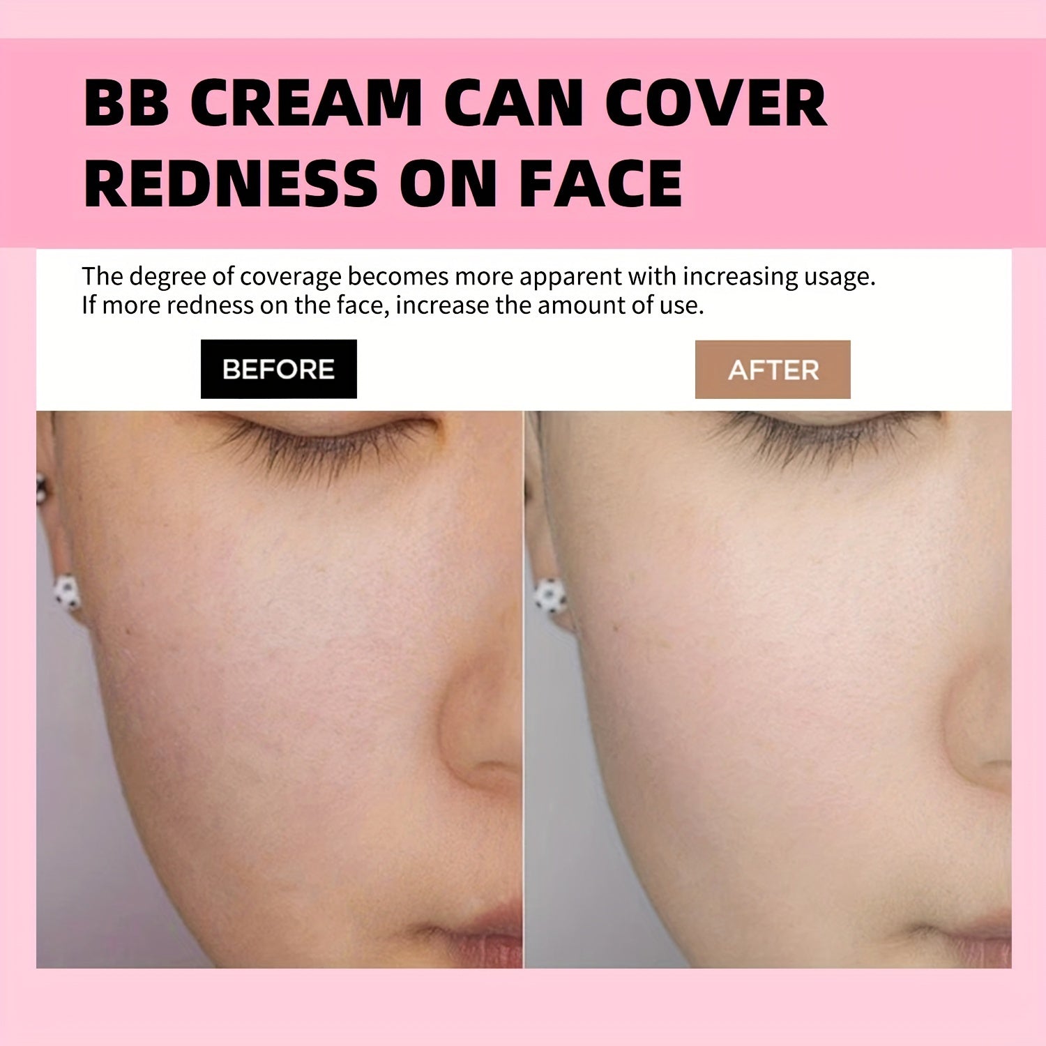 [Full Coverage, BB Cream] Long-Lasting, Full Coverage Mushroom Head Foundation BB Cream - Moisturizing Concealer for All Skin Types | Natural Nude Finish with Floral Packaging, Artistic Packaging, Vibrant Design - The Superior Findings Depot