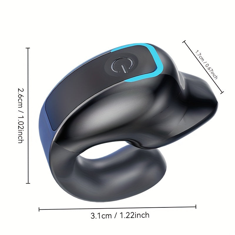 Wireless Earbuds with Long Battery Life, Phone Control & Voice Noise Cancellation - USB-C Charging, 5Th Gen 360° Open Clip Design for Sports & Work, Compatible with All Smartphones - The Superior Findings Depot