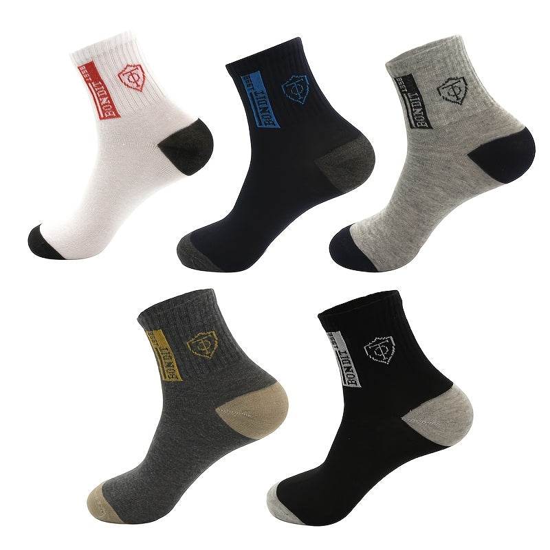 Amasokisi Ezemidlalo ePolyester Yabesilisa Angama-20, Indwangu Ethungwe Ngomoya, Iphethini Yezinhlamvu, Amasokisi Afudumele Aqinile Azo Zonke Izinkathi, I-Polyester Eyi-100%