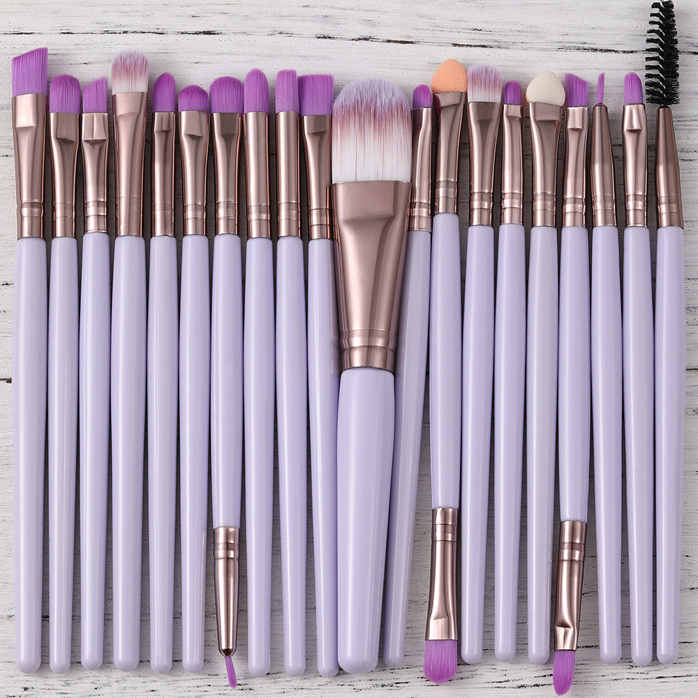 20-Piece Professional Eye Makeup Brush Set - Perfect for Creating Flawless Looks! - The Superior Findings Depot