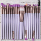 20-Piece Professional Eye Makeup Brush Set - Perfect for Creating Flawless Looks! - The Superior Findings Depot