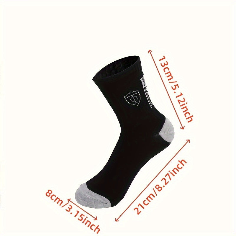 Amasokisi Ezemidlalo ePolyester Yabesilisa Angama-20, Indwangu Ethungwe Ngomoya, Iphethini Yezinhlamvu, Amasokisi Afudumele Aqinile Azo Zonke Izinkathi, I-Polyester Eyi-100%