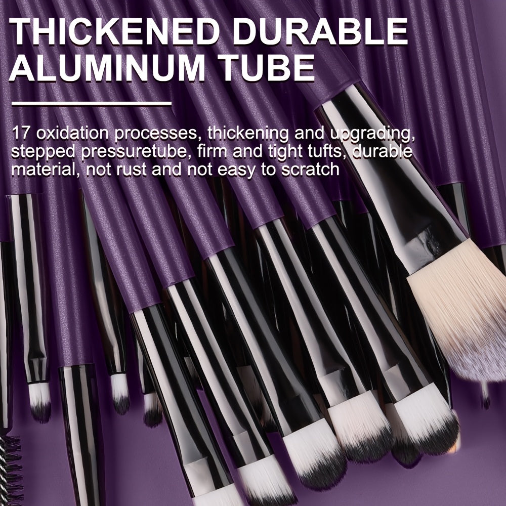 20/34pcs Makeup Brush Set and 8pcs Mini Makeup Brush Professional Soft Synthetic Powder Foundation Eyeshadow Makeup Brush Cosmetics Suitable for Beginners - The Superior Findings Depot