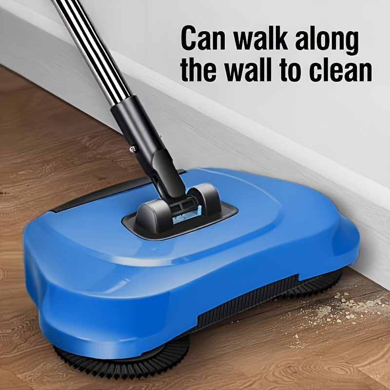Multifunctional Hand Push Sweeper Set, Cleaning Power for Home, Dry and Wet Dual Use to Remove Trash, Hair, and Dust,, Ideal for Hardwood and Ceramic Tile Floors, A Must-Have Cleaning Tool - The Superior Findings Depot