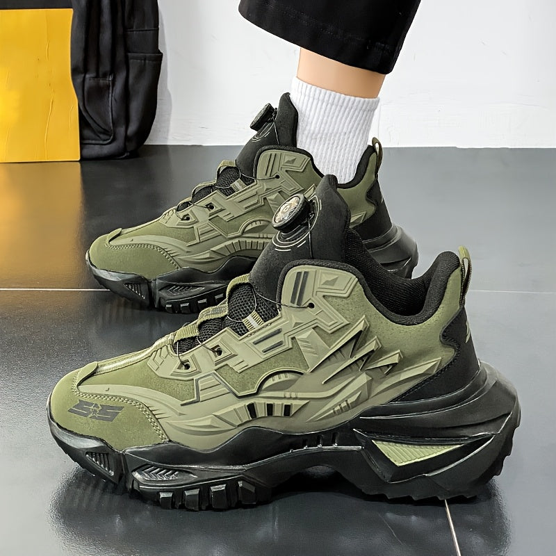 Izicathulo Zokugijima Zabesilisa Emgwaqweni - I-Olive Green kanye ne-Black Accent