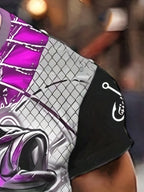 Ihembe Lenhlanzi Labesilisa Eliprintiwe Nge-3D | Lifanele Imisebenzi Yangaphandle Yasehlobo, Ukudoba, Nokugibela Ibhayisikili | Intamo Yabasebenzi, Ukulingana Okuvamile, Indwangu Elula Kancane