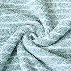 8pcs Coral Striped Towel Set/300 GSM Fabric/2 Large Bath Towels 27.56x55.12 Inches/2 Bath Towels 13.78x29.53 Inches/4 Washcloths 11.81x11.81 Inches/Ultra-Soft/Quick-Drying/Highly Absorbent/Ideal for Home/Hotel/Spa/Salon/Face - The Superior Findings Depot