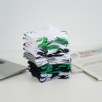 1pair Men's Leaf Pattern Ankle Sock For Spring Summer And Autumn outdoor Waering - The Superior Findings Depot