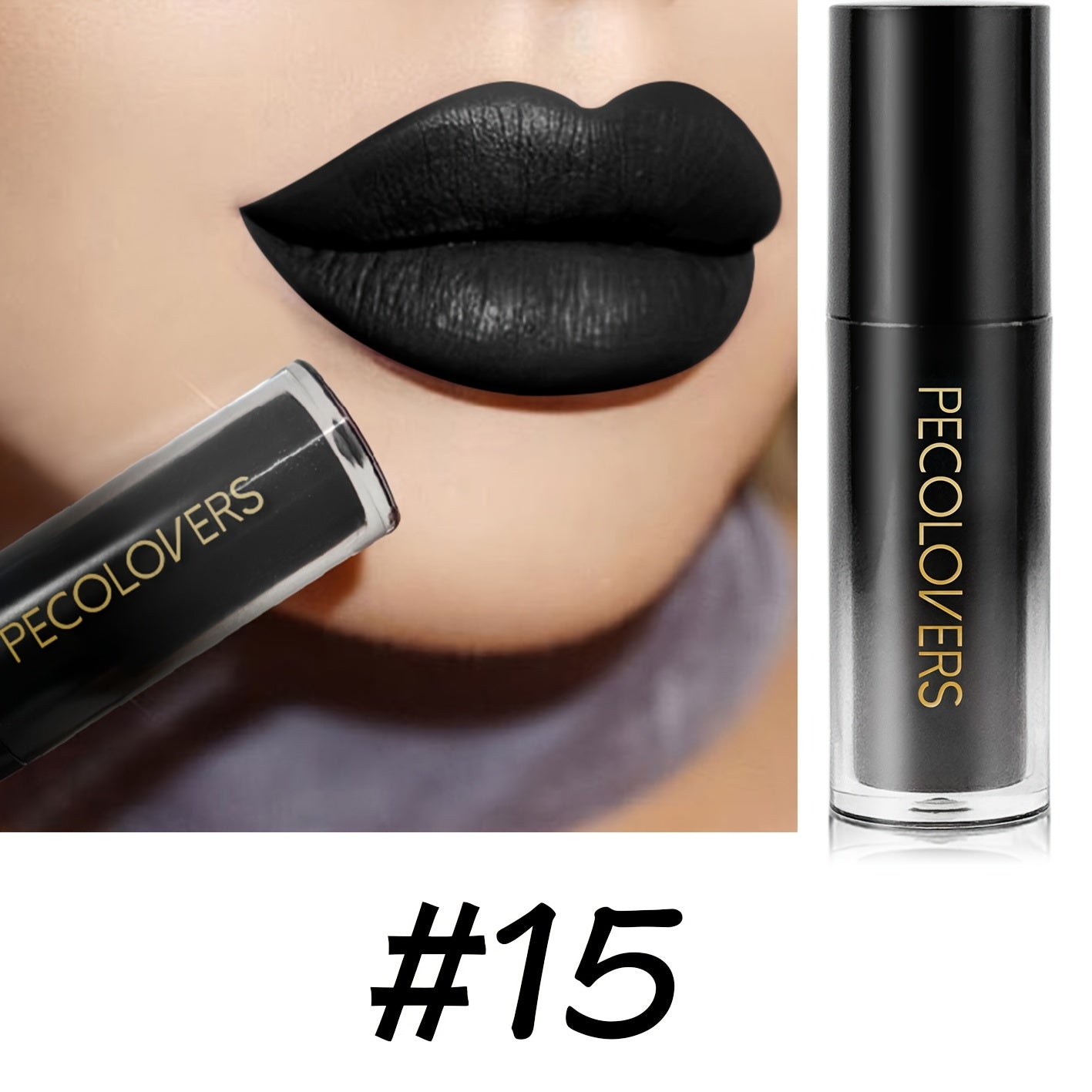 PECOLOVERS Matte Velvet Liquid Lipstick - 18 Colors, Long-Lasting Satin Finish, Creamy Formula for All Light Beige Types, Perfect for Christmas & Everyday Makeup, Everyday Makeup, Sleek Tube Design, Smooth Application - The Superior Findings Depot