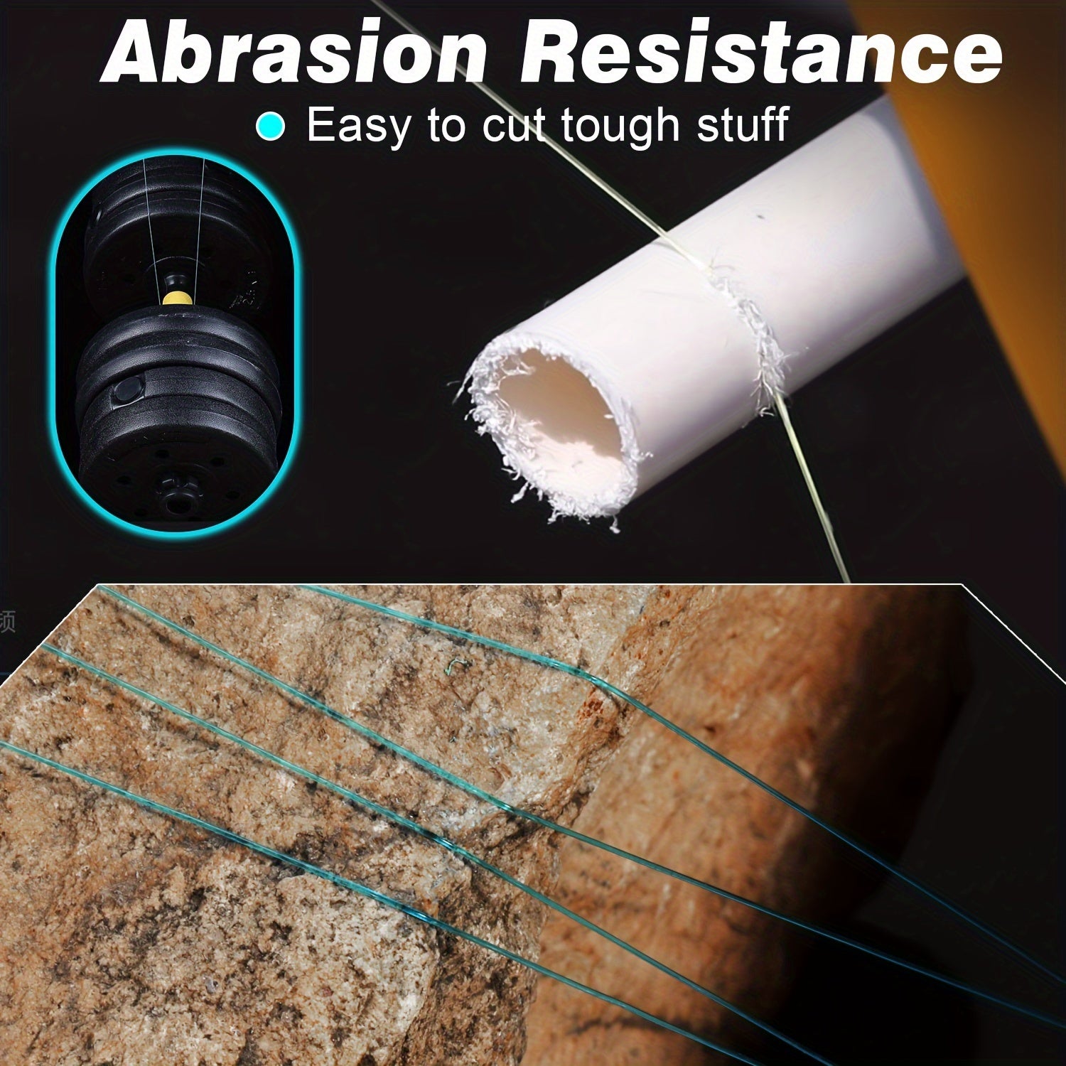 Sougayilang 500m/547yds Fishing Line, Wear-resistant Nylon Line, Fishing Accessories - The Superior Findings Depot