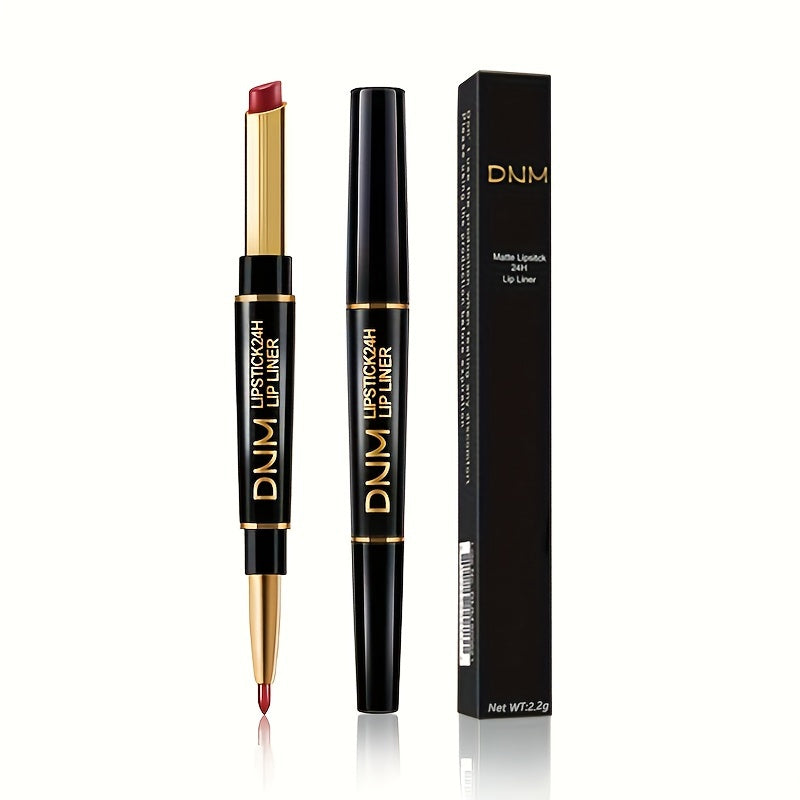 Double-ended Non-stick Cup Long Lasting Lipstick Lip Liner High Pigmented Waterproof Valentine's Day Gifts - The Superior Findings Depot