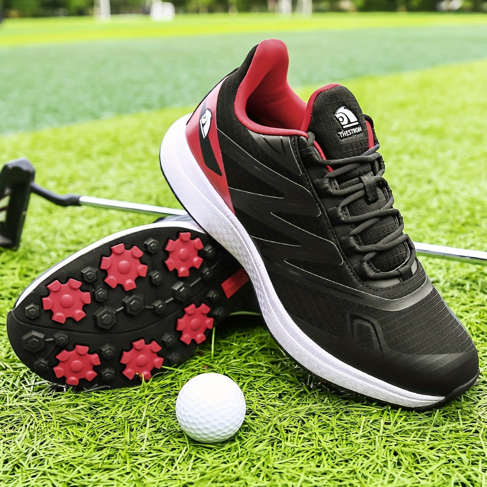 Men's Golf Shoes - Mesh Breathable Non-Slip Sneakers