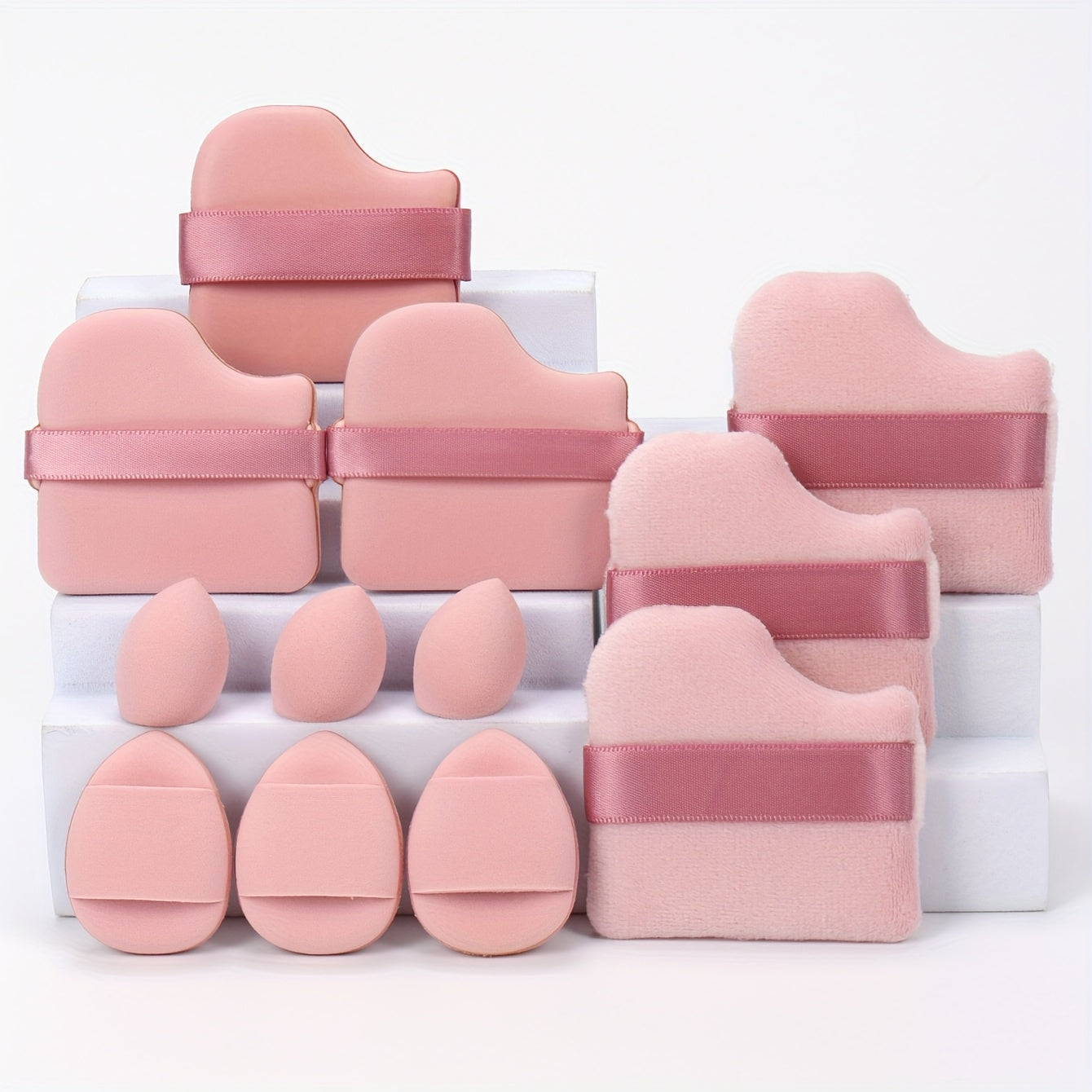 This 12pcs All-Purpose Makeup Sponge Set Includes 3 Loose Powder Puffs, 3 Puffs, 3 Beauty Blenders, And 3 Beauty Blenders. The Foundation Blending Sponge Is Flawless with Liquid, Cream, And Powder Foundations. It'S a Latex-Fr - The Superior Findings Depot