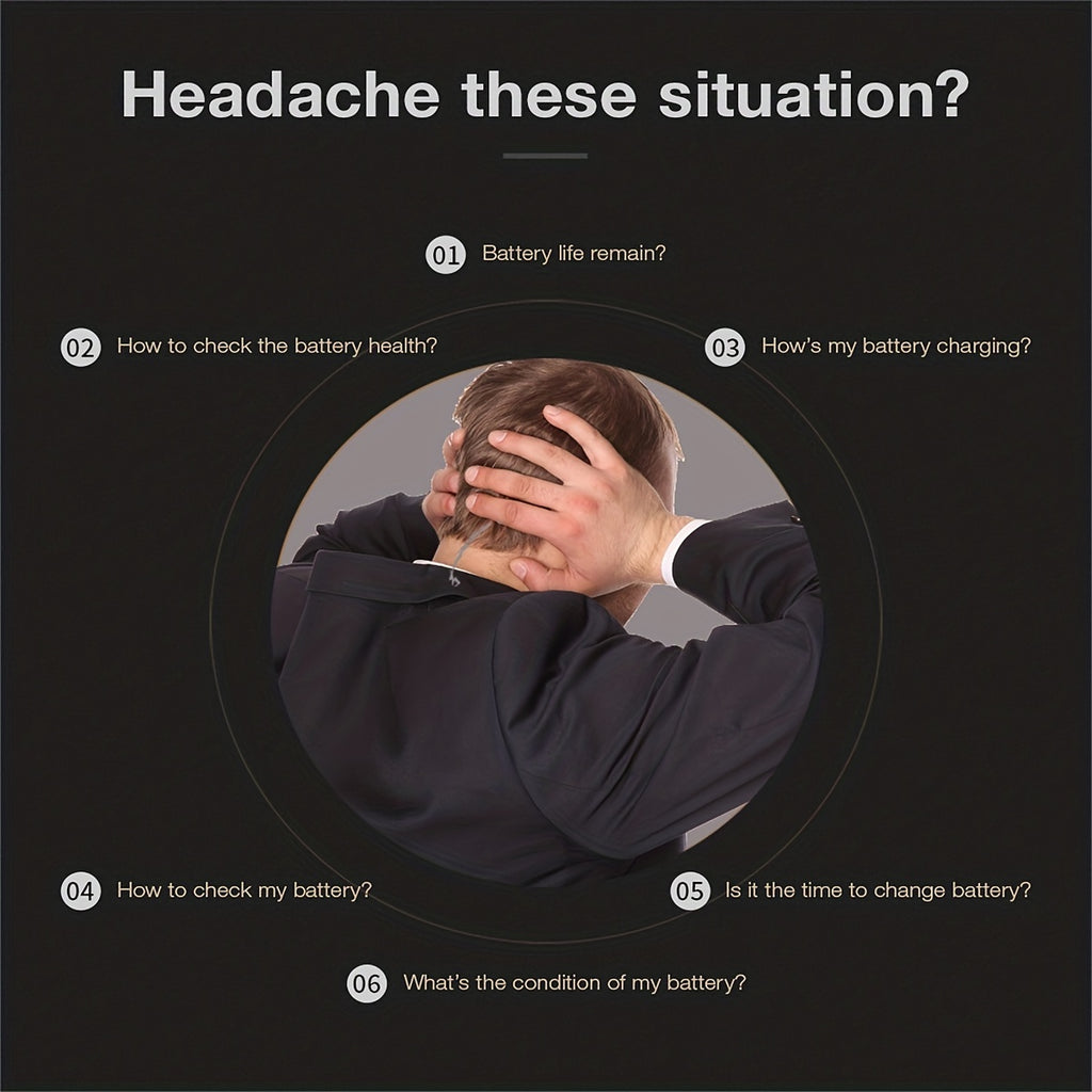 BM310 12V Car Battery & Alternator Tester with 6-LED Diagnostic System,, Reverse, Portable Auto Battery Test Tool for, Motorcycles, SUVs, Trucks, Boats, RVs, forklifts, Hybrid Vehicles (Hardwired/- - The Superior Findings Depot