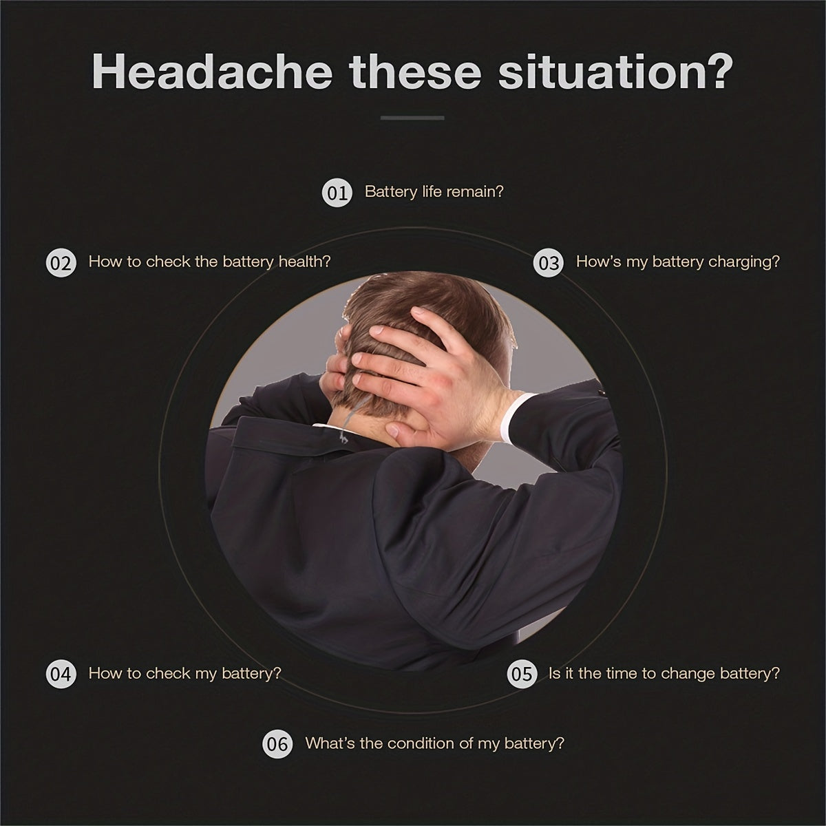 BM310 12V Car Battery & Alternator Tester with 6-LED Diagnostic System,, Reverse, Portable Auto Battery Test Tool for, Motorcycles, SUVs, Trucks, Boats, RVs, forklifts, Hybrid Vehicles (Hardwired/- - The Superior Findings Depot