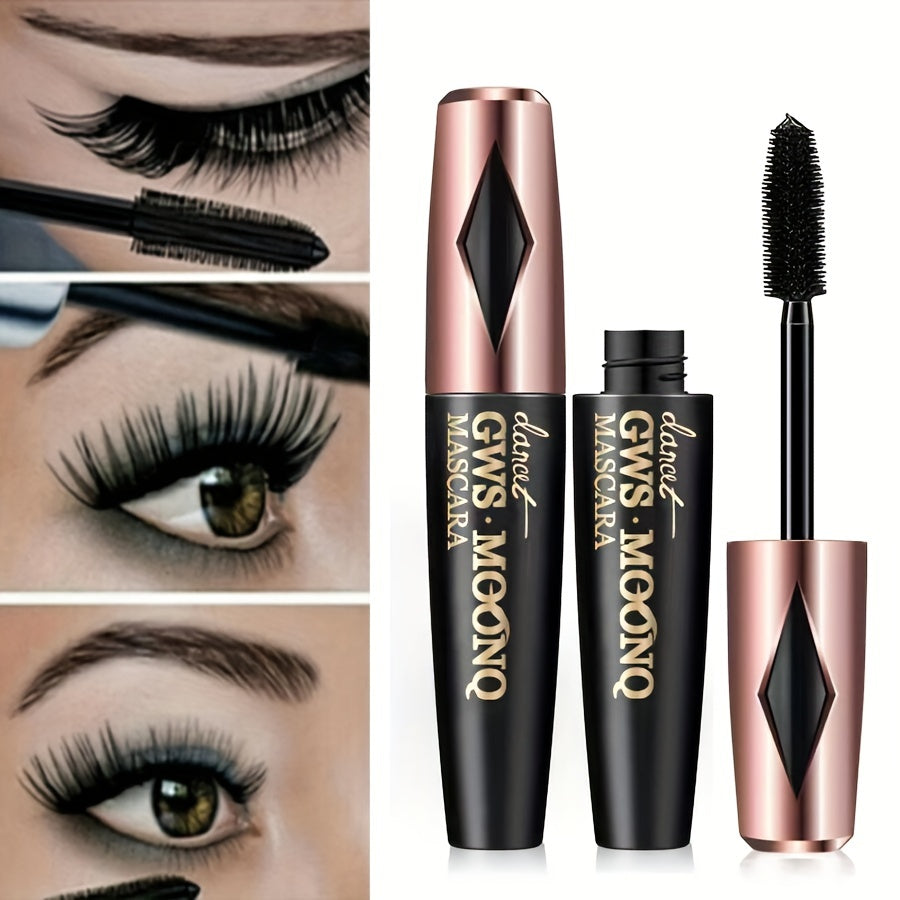 3D Fiber Mascara - Long Black Lash Extension, Waterproof Eye Makeup, Curling & Defining, All Skin Types, Smudge-Proof Formula, Long-Lasting Wear - The Superior Findings Depot