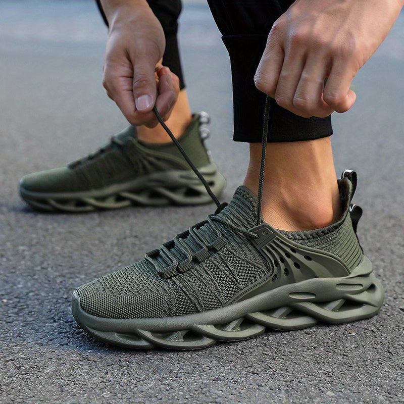 Izicathulo Zokugijima Eziphefumulayo Zabesilisa - I-Shock Absorption Soft Sole