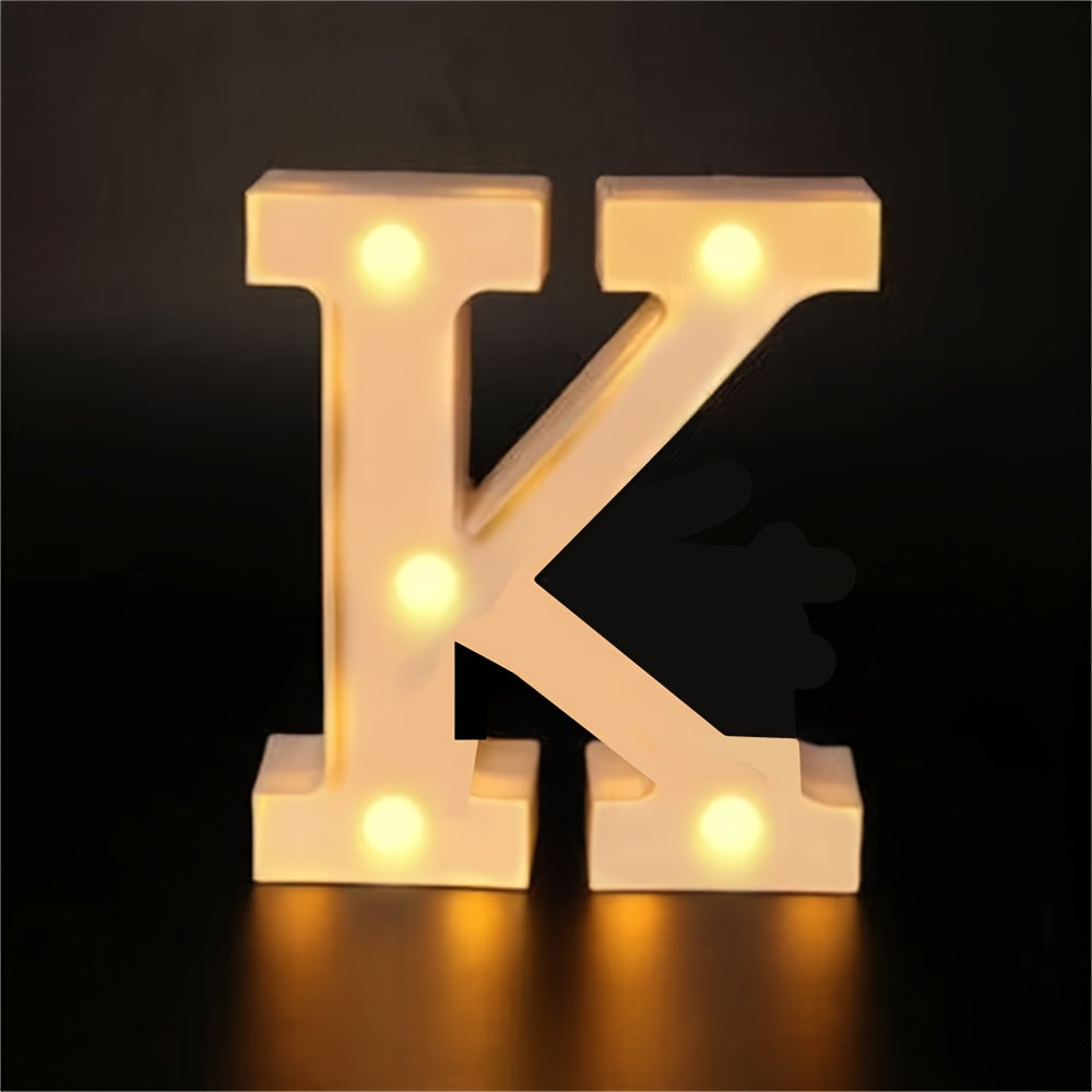 Charming 16cm LED Alphabet & Number Night Lights - Battery-Powered, Warm White Glow for Cozy Home Ambiance, Weddings, Birthdays, Christmas Decor - High-Quality, Easy to Install, Lights for Decoration - The Superior Findings Depot