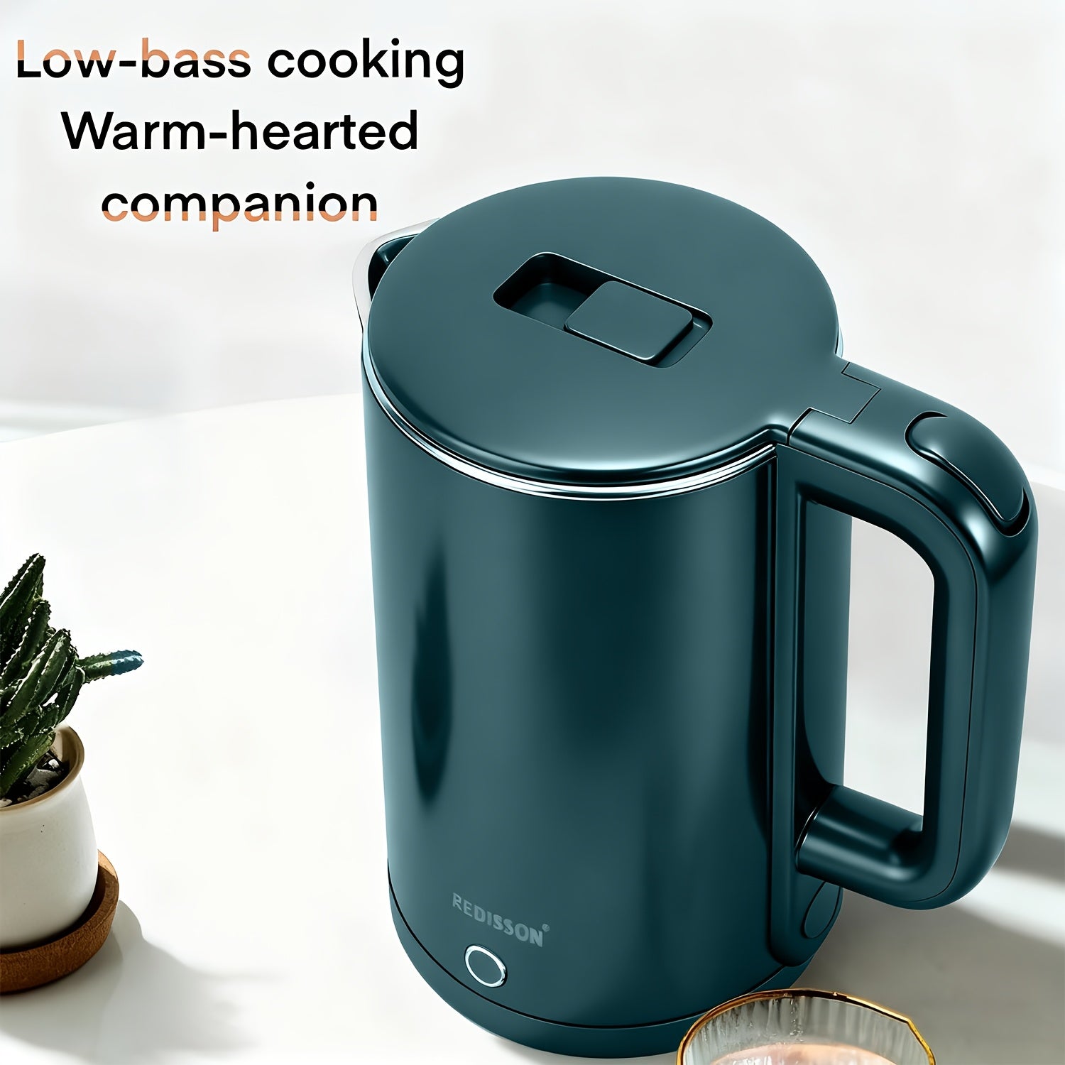 Electric Kettle Quiet, Double Wall Hot Water Boiler BPA-Free, Quiet Boil And Cool Touch Tea Kettle, Cordless with Auto Shut-Off & Boil Dry Protection, 1500W Fast Boiling, Stylish Kitchenware, Reliable Performance, Sturdy Inte - The Superior Findings Depot