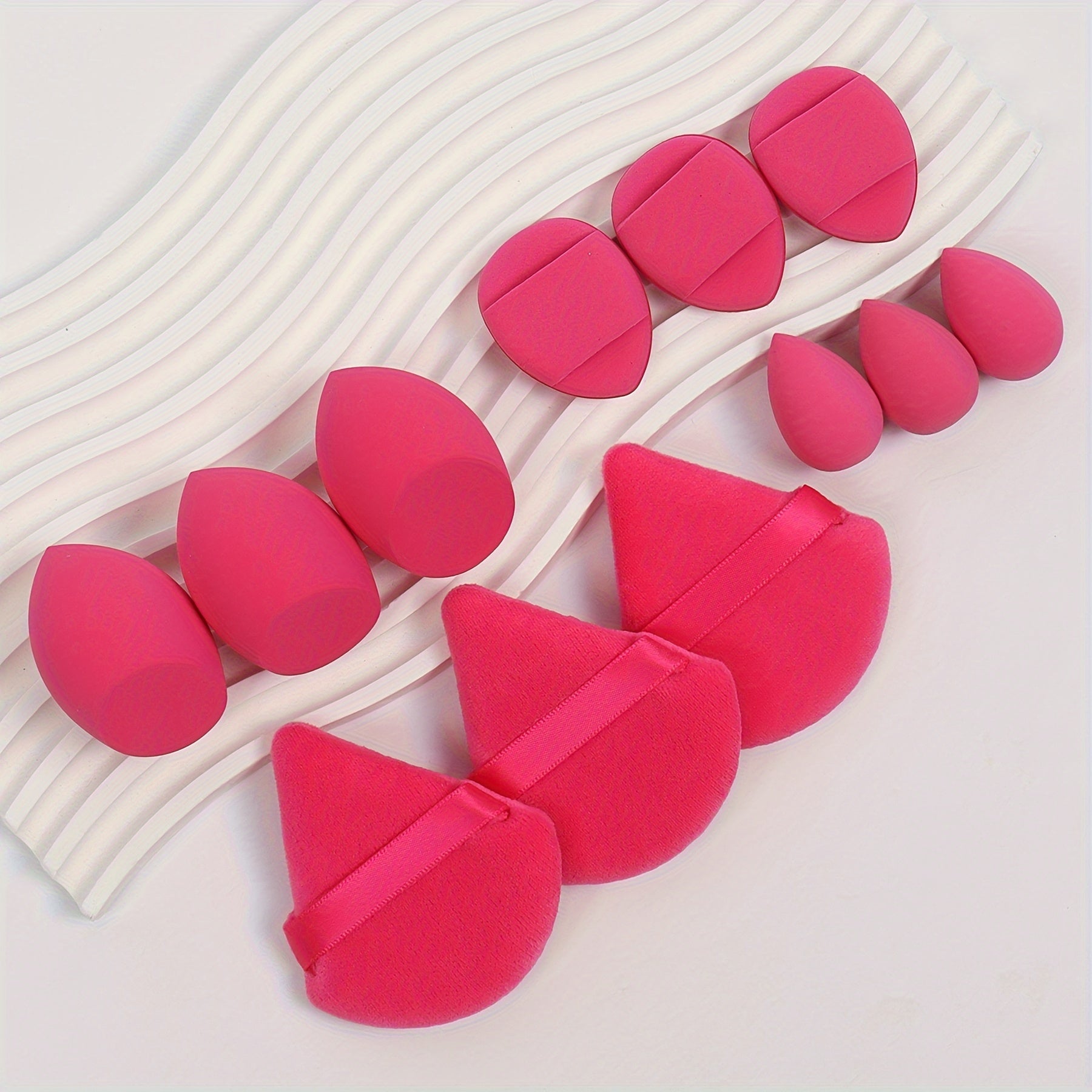 This 12pcs All-Purpose Makeup Sponge Set Includes 3 Loose Powder Puffs, 3 Puffs, 3 Beauty Blenders, And 3 Beauty Blenders. The Foundation Blending Sponge Is Flawless with Liquid, Cream, And Powder Foundations. It'S a Latex-Fr - The Superior Findings Depot