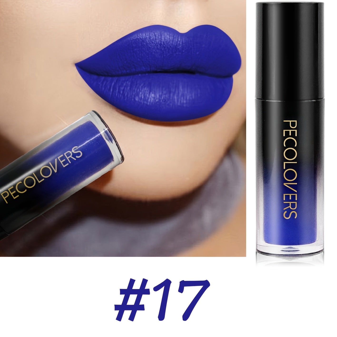 PECOLOVERS Matte Velvet Liquid Lipstick - 18 Colors, Long-Lasting Satin Finish, Creamy Formula for All Light Beige Types, Perfect for Christmas & Everyday Makeup, Everyday Makeup, Sleek Tube Design, Smooth Application - The Superior Findings Depot