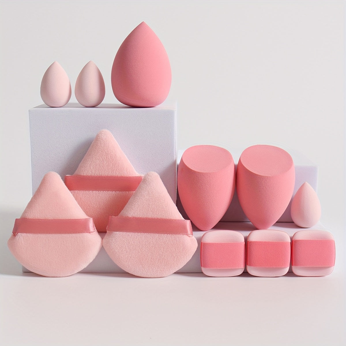 This 12pcs All-Purpose Makeup Sponge Set Includes 3 Loose Powder Puffs, 3 Puffs, 3 Beauty Blenders, And 3 Beauty Blenders. The Foundation Blending Sponge Is Flawless with Liquid, Cream, And Powder Foundations. It'S a Latex-Fr - The Superior Findings Depot