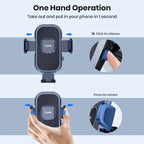 D38-C Car Phone Holder Mount by TOPK, Enhanced Adjustable Cell Phone Holder for Car Dashboard, Works with All Phones in Both Horizontal And Vertical Positions - The Superior Findings Depot