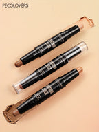 PECOLOVERS Double Head Highlight Pen Face Make Up Liquid Waterproof Contouring Foundation Contour Makeup Concealer Stick Pencil Cosmetics - The Superior Findings Depot
