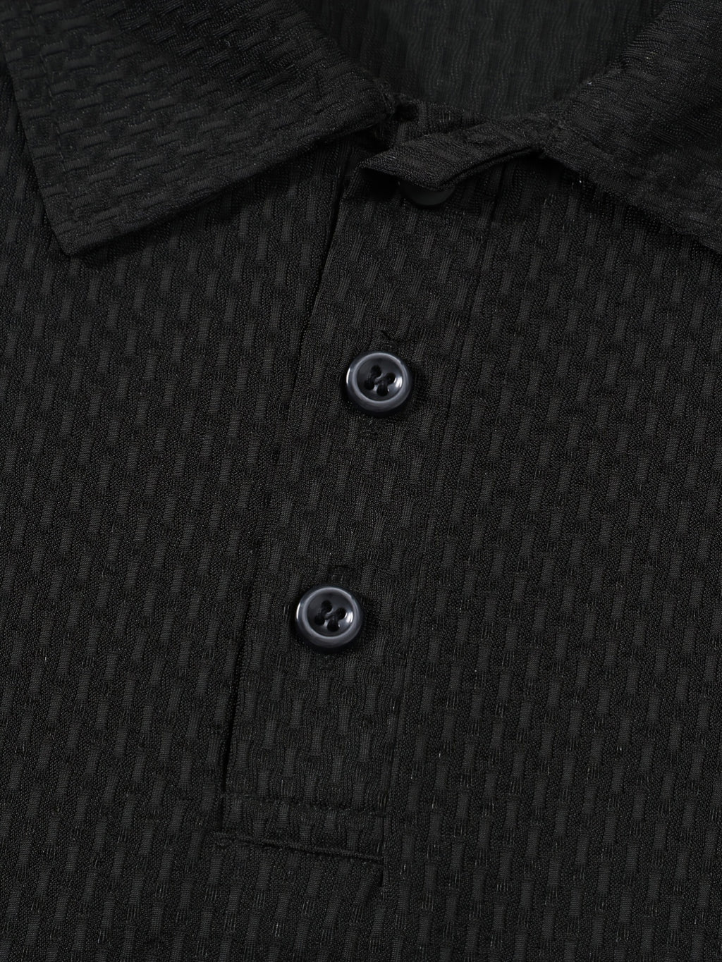 Men's Casual Golf Business Polo Shirt - Large Size Geometric Pattern