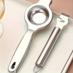 Customizable Engraved Stainless Steel Kitchen Tool Set - Lemon Zester & Juicer