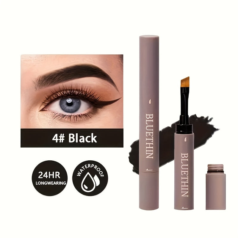 Double-ended Eyebrow Cream, Waterproof And Sweat Proof, Smudge Proof, Long Lasting Makeup Without Separation, Eyebrow Pencil With Matching Brush Eyebrow Pomade - The Superior Findings Depot