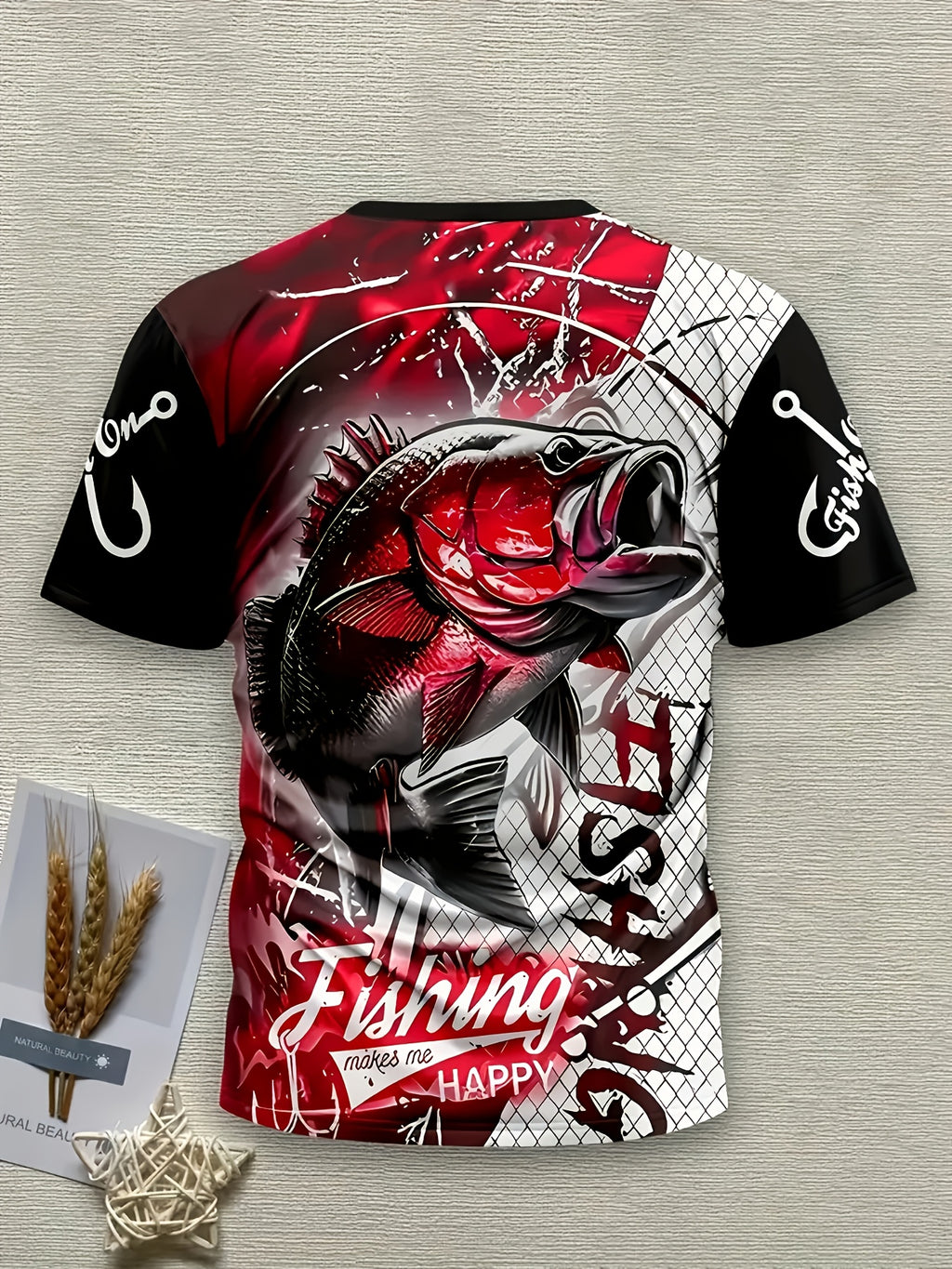 Ihembe Lomthandi Wokudoba Wabesilisa - I-Fish Hook &amp; Bass Graphic