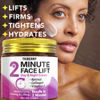 2-Minute Face Lift Day & Night Cream - Collagen Lift & Tight Face Cream with Retinol, Collagen, Turmeric, Hyaluronic Acid & Vitamin CE - Moisturizing & Smoothing for All Skin Types - Alcohol-Free, 24-Hour Hydration, Face Loti - The Superior Findings Depot