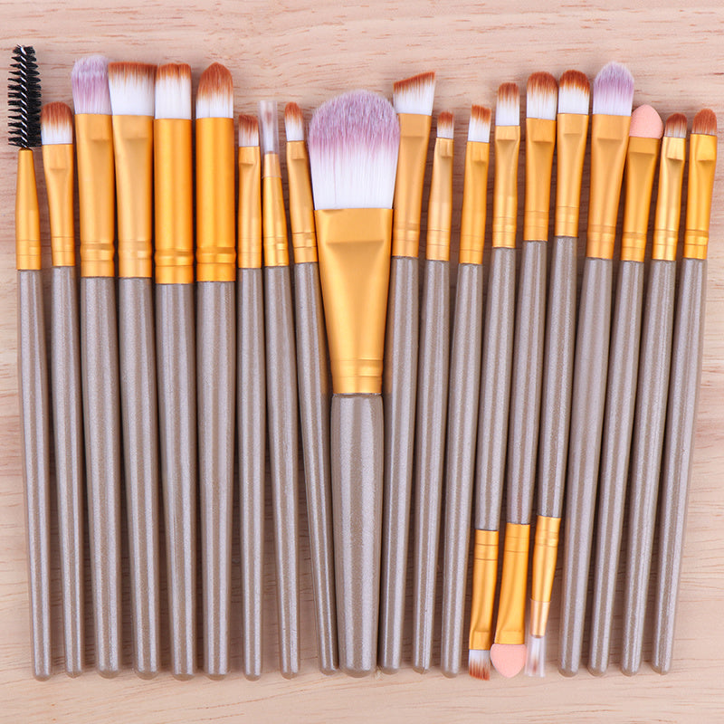 20-Piece Professional Eye Makeup Brush Set - Perfect for Creating Flawless Looks! - The Superior Findings Depot