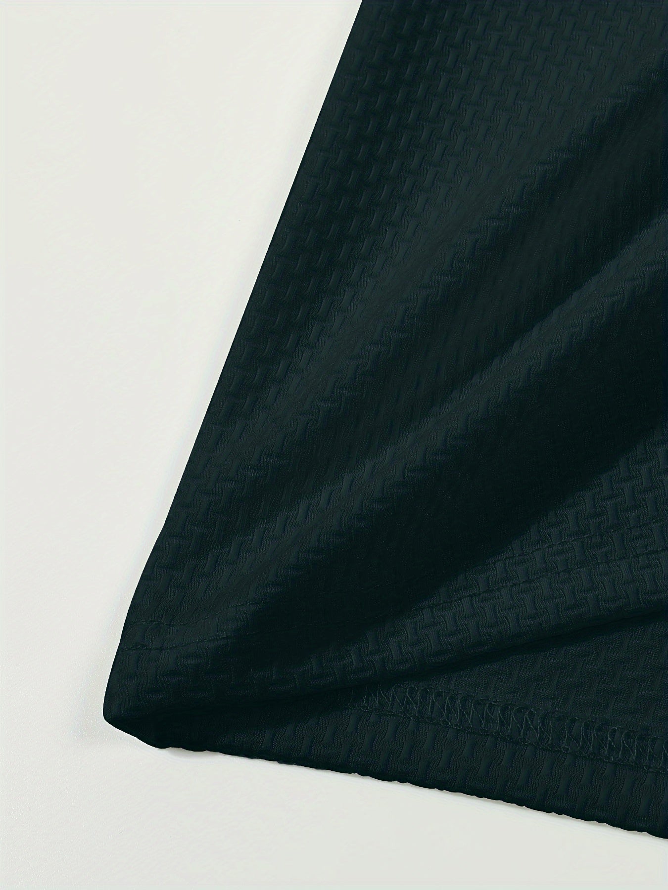 Men's Casual Golf Business Polo Shirt - Large Size Geometric Pattern