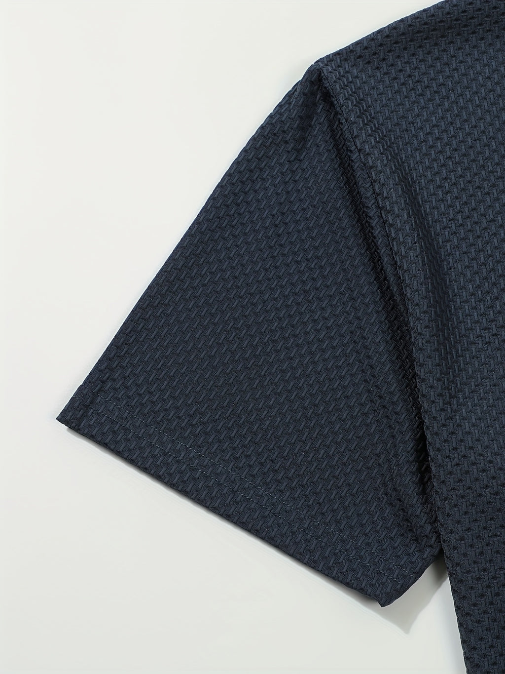 Men's Casual Golf Business Polo Shirt - Large Size Geometric Pattern