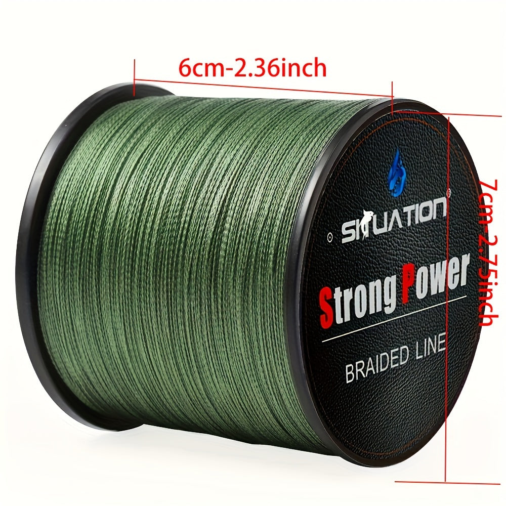 300/500M 4-Strand Multifilament PE Braided Fishing Line - Super Strong Anti-abrasion, Smooth Long Casting, 328/546YDS, 10/20/30/40/80LB (4.54/9.07/13.61/18.14/36.29KG) Pull, Durable and Reliable for Fishing Enthusiasts - The Superior Findings Depot