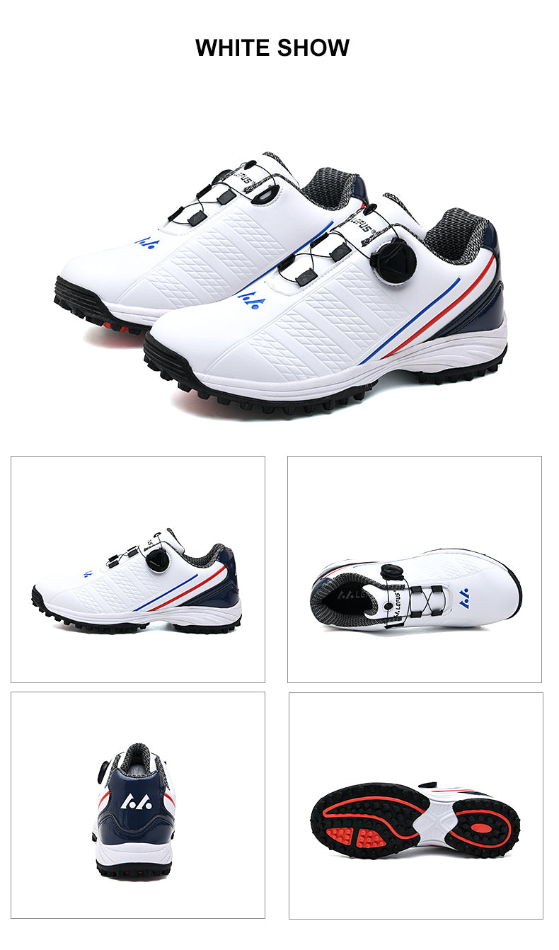 Izicathulo Zegalofu Zabesilisa ze-LEFUS - Ama-Spikes Angasheleli Aqinile Ane-Rotary Buckle