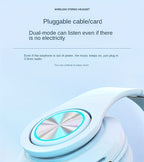 39 Luminous Wireless Headphones with Plug-in, Wired and Wireless Multifunctional Use - The Superior Findings Depot