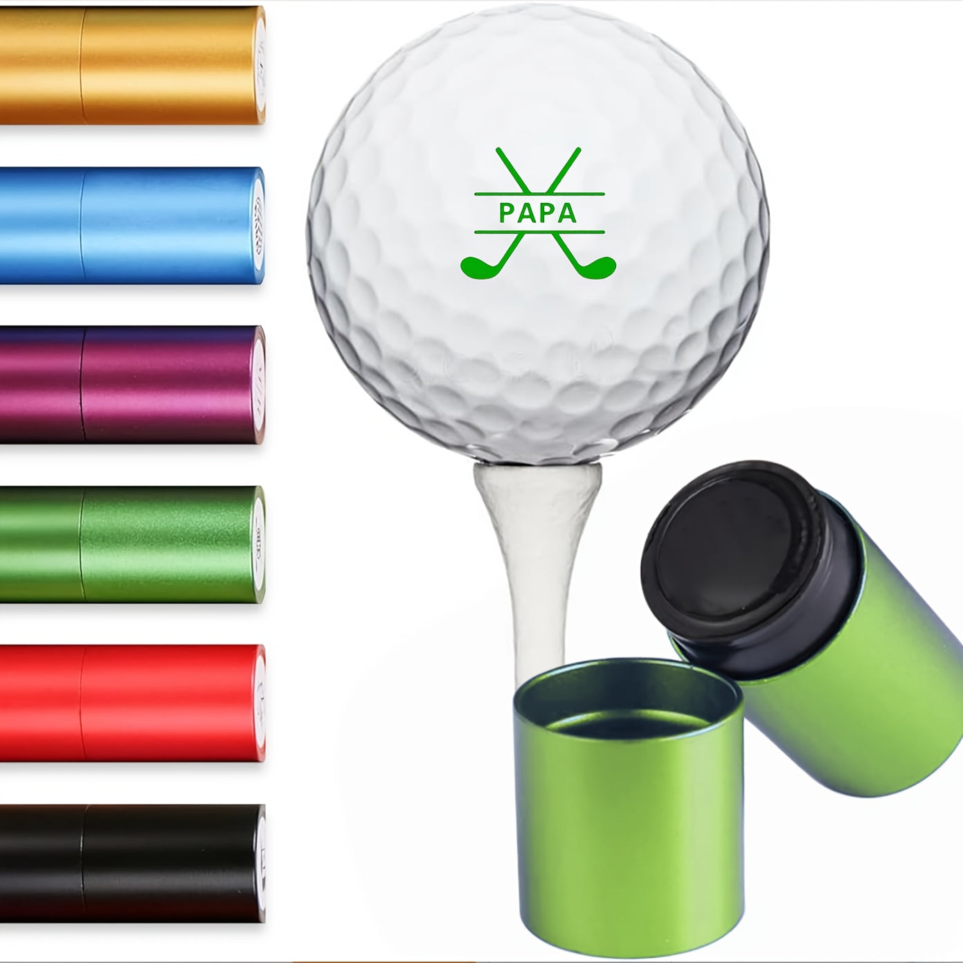 Reusable Golf Ball Marker - Numbered 1-9 & Lettered A-Z