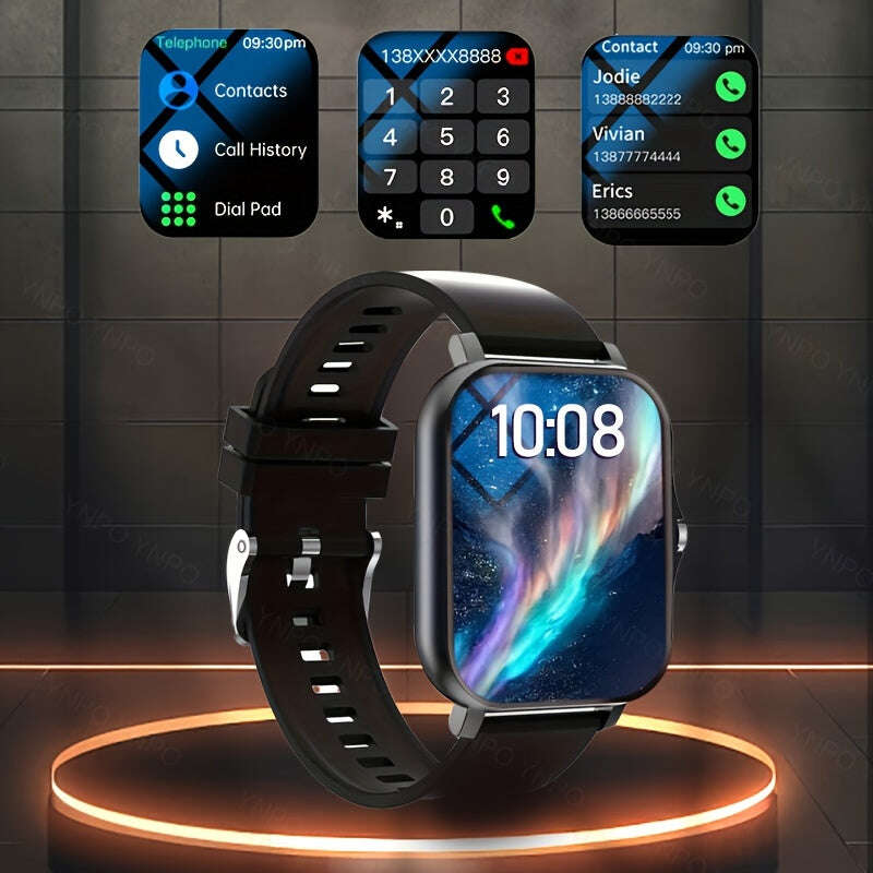 New Smart Watch with Wireless Calling/receiving, Multiple Sports Modes, Camera Control, Message Notification, Borderless Ultra-thin Design, Suitable for Android And iPhone, Unisex As A Gift - The Superior Findings Depot