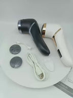 Umshini Wokususa Ugesi Ongashajwa Kabusha we-MIGUAN - Ifayela Lezinyawo Nesandla Esiphathekayo Esine-LCD Display, Ukunakekelwa Kwama-Pedi Ochwepheshe Kwezithende Eziqhekekile, I-Dead Beige, I-Pedicure, Isipho Esifanele Kwabanesifo Sikashukela Nabazwelayo