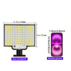 [Solar Wall Sconce] solar wall sconce, 106 LED solar outdoor light with motion sensor, adjustable angle, yard garden solar wall sconce with 110inch cable - The Superior Findings Depot